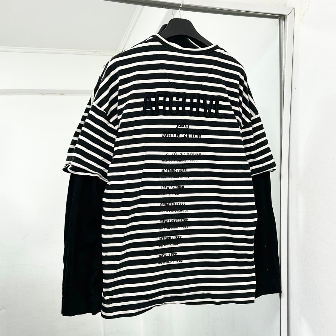준지 아카이브 레이어드 롱슬리브 상품이미지1