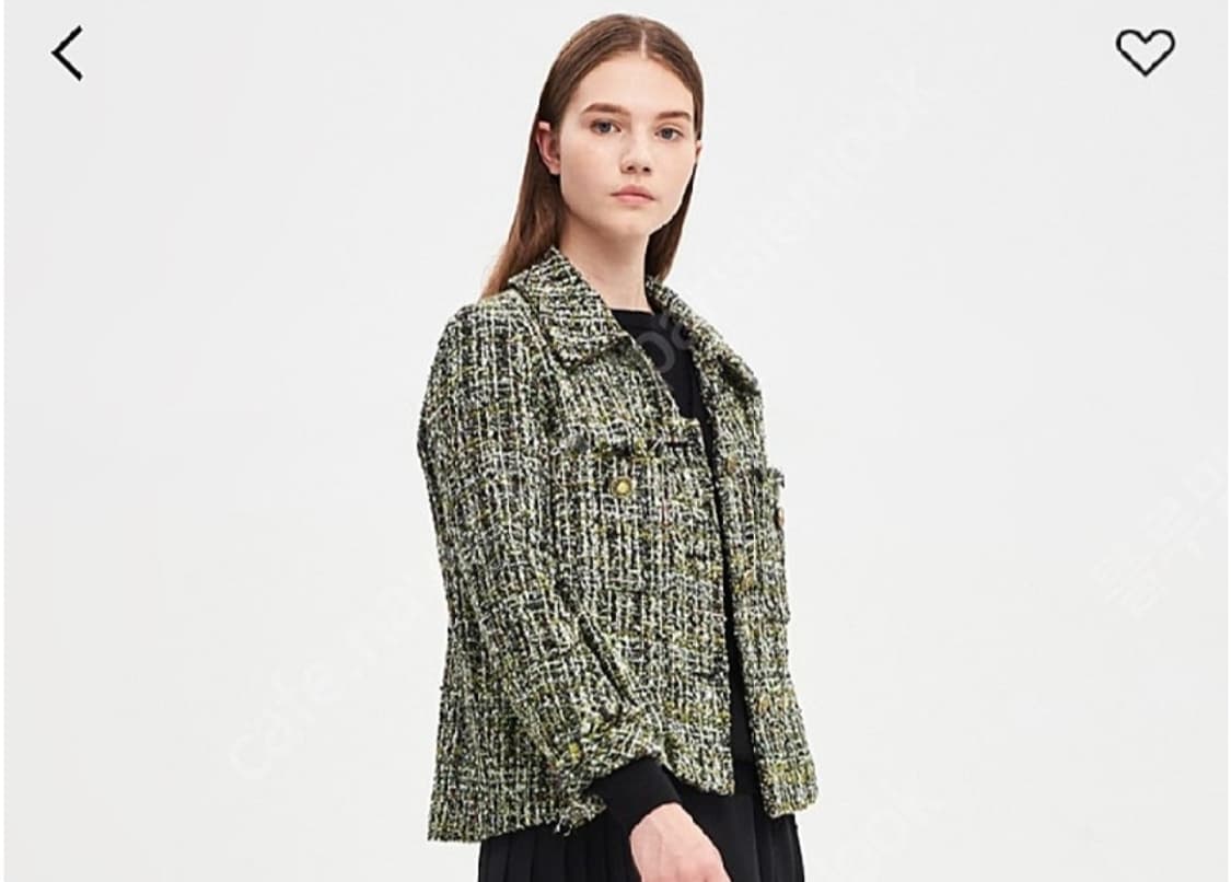 Time 글리터 트위드 자켓 상품이미지1