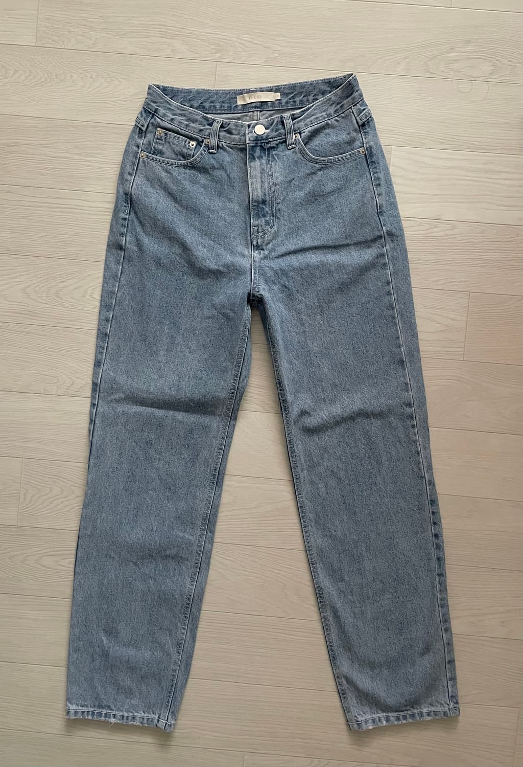 FLUID Vintage Blue 스트레이트 데님 상품이미지3