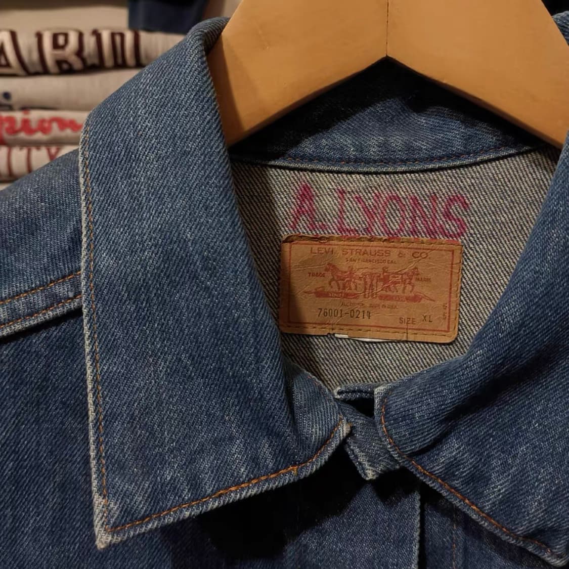  [Levi‘s] 80s Made in USA 리바이스 76001 데님 상품이미지3