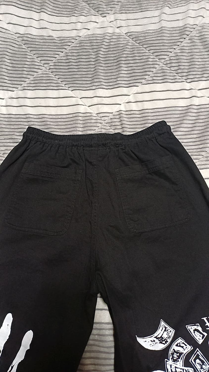 낫포너드 밴딩블랙면팬츠 XL 기장104 상품이미지6