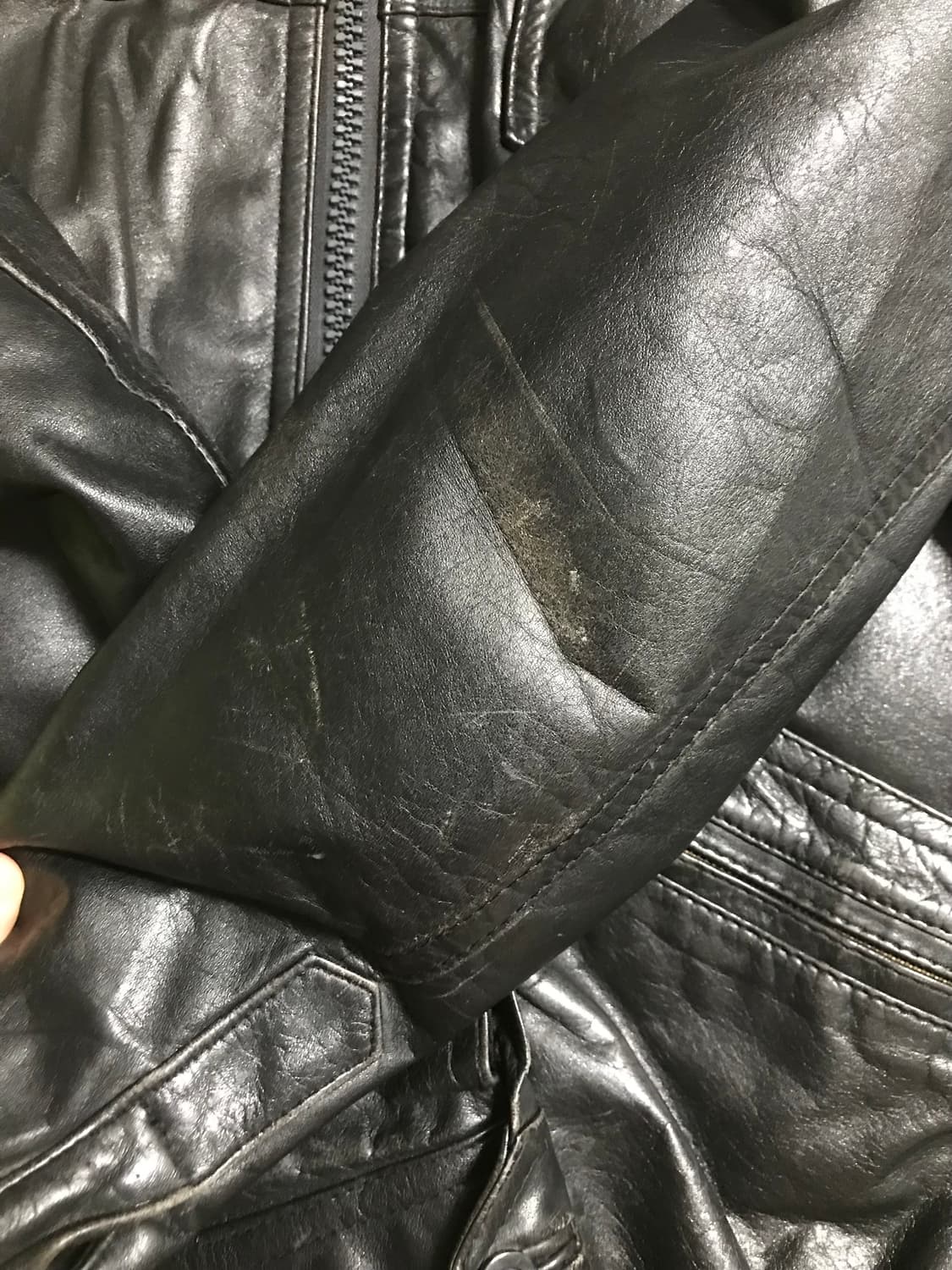 빈티지 레더 자켓 상품이미지9