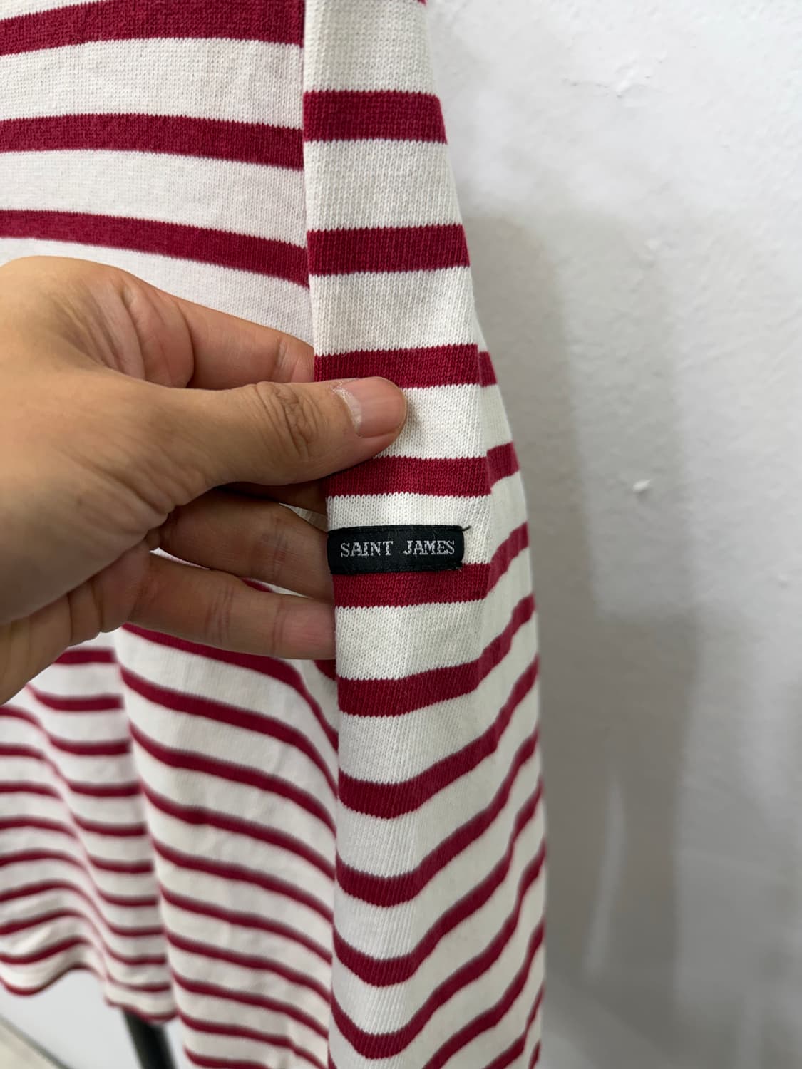 정품) 세인트제임스 여성 스트라이프 티셔츠 XS 상품이미지4