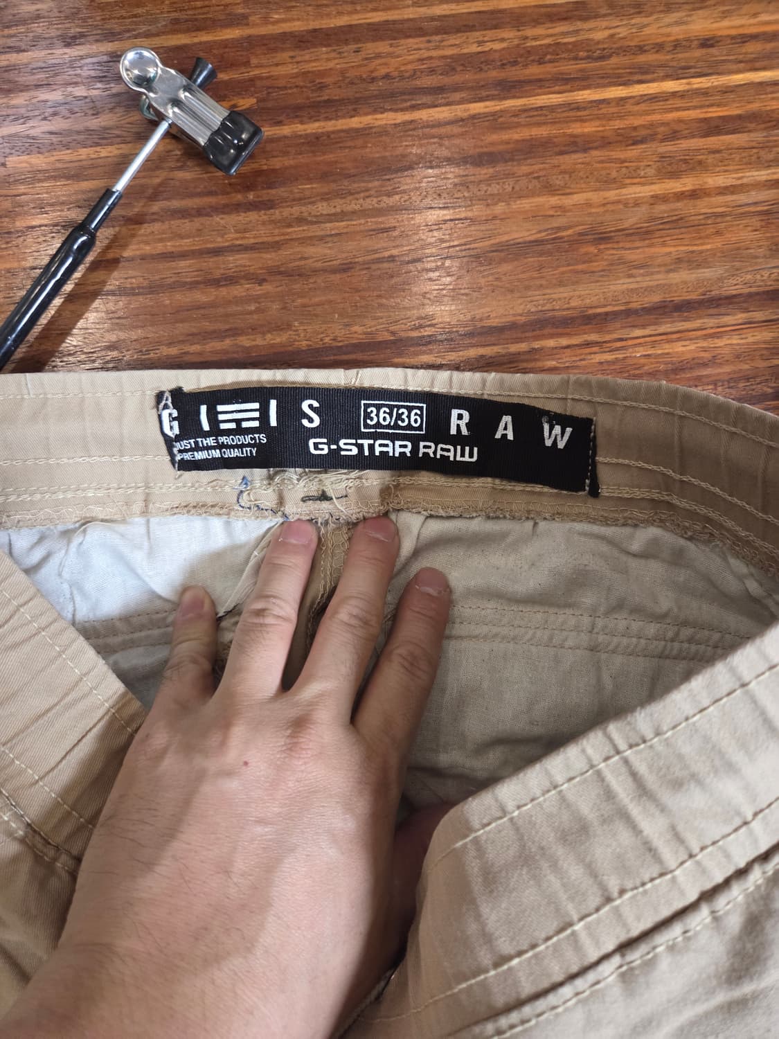 지스타로우 코튼 카고 조거팬츠 대략 31 상품이미지3