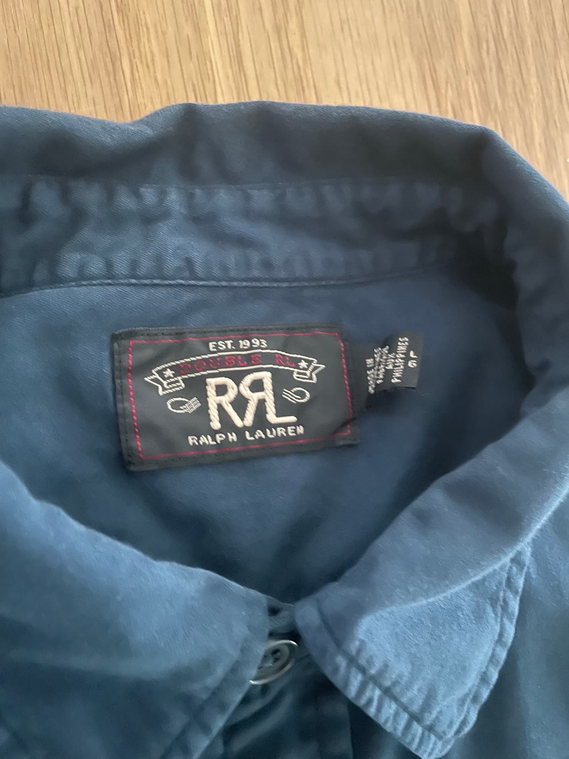 RRL 더블알엘 네이비 셔츠 상품이미지3