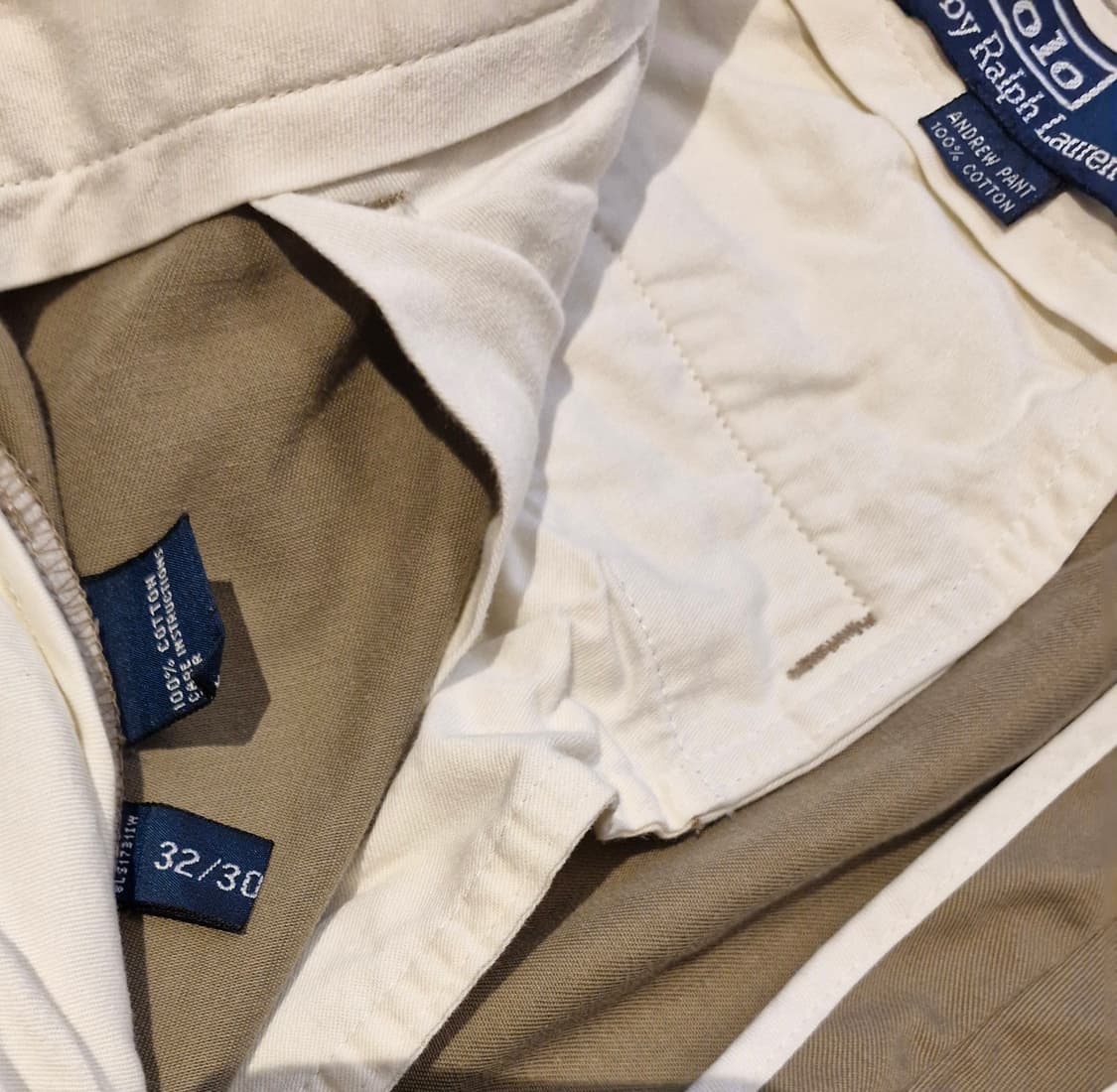 폴로 랄프로렌 앤드류 투 턱 치노 팬츠 32 상품이미지7