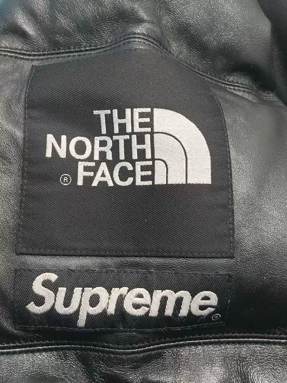 [M] 슈프림 x 노스페이스 레더 눕시 자켓 상품이미지8