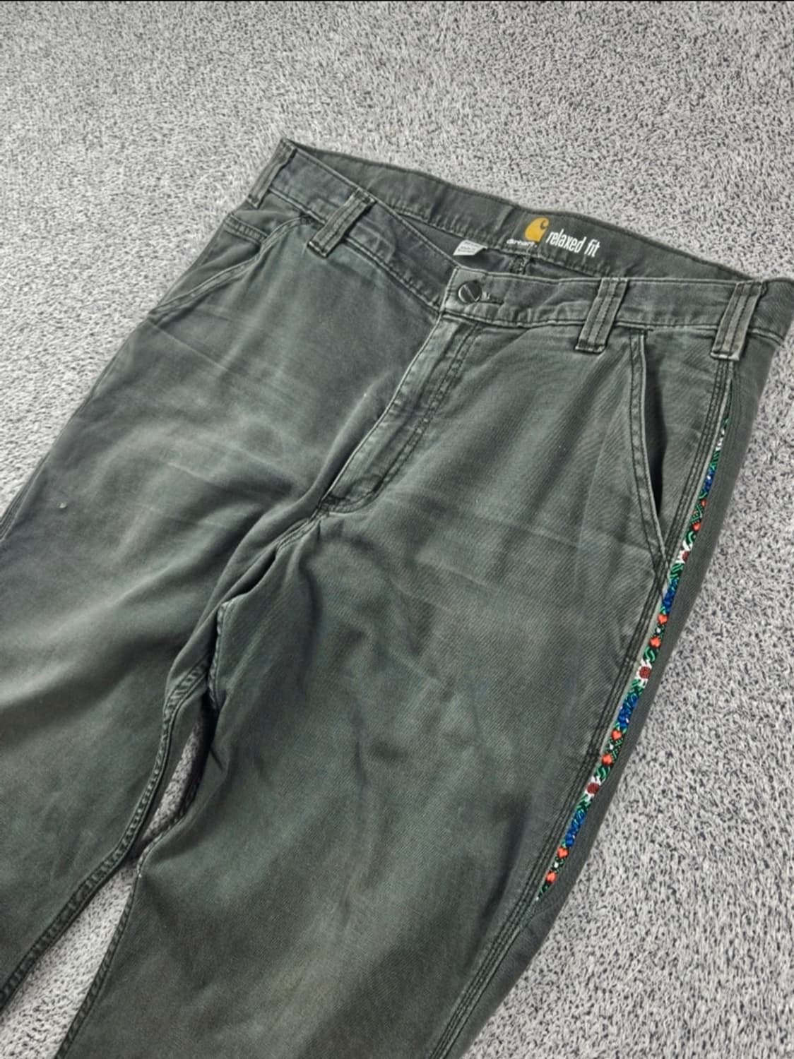 칼하트 리페어 캔버스 카펜터 팬츠 36 상품이미지5