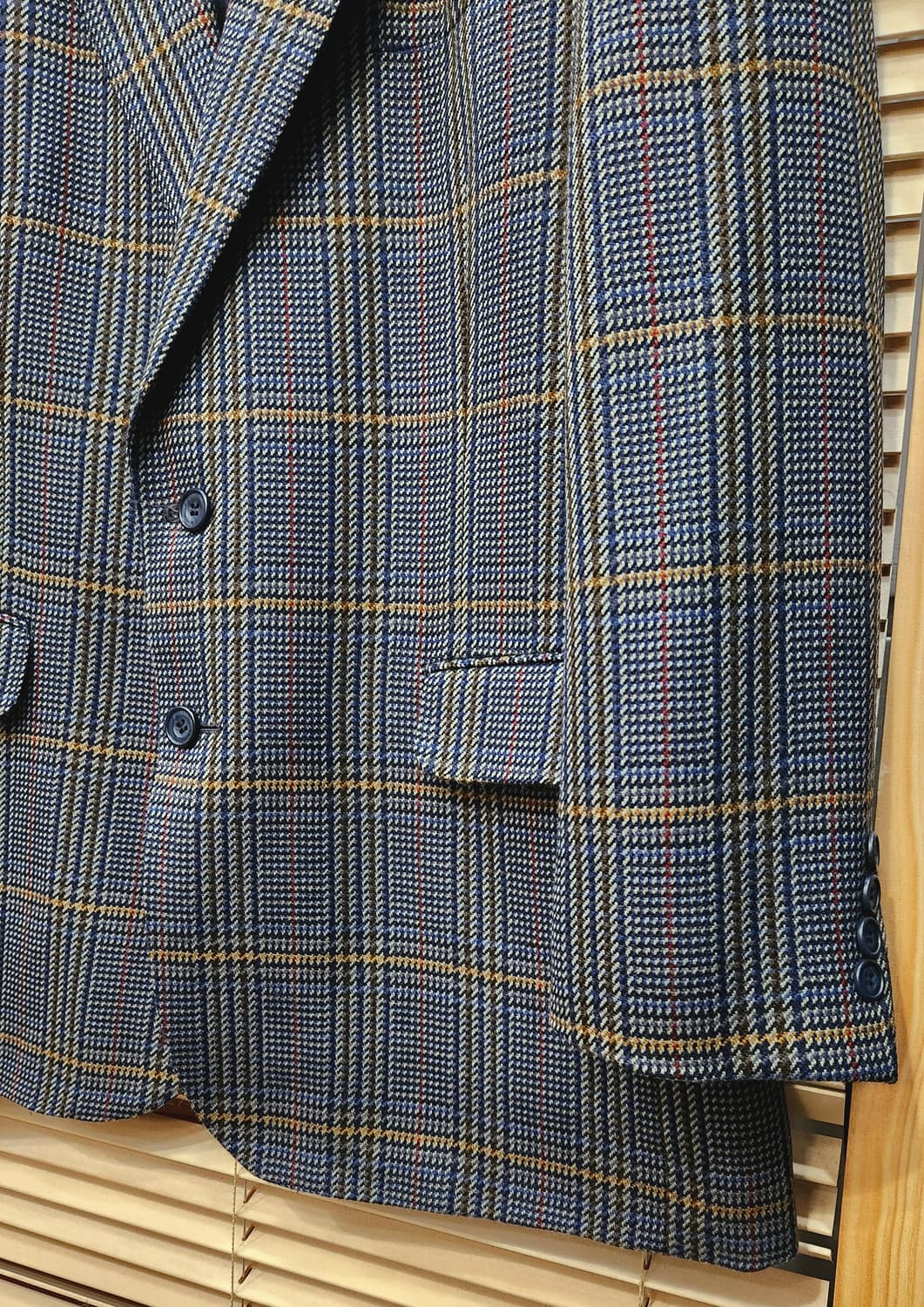 DAKS 닥스 제펜 유니섹스 체크 블레이저 상품이미지3