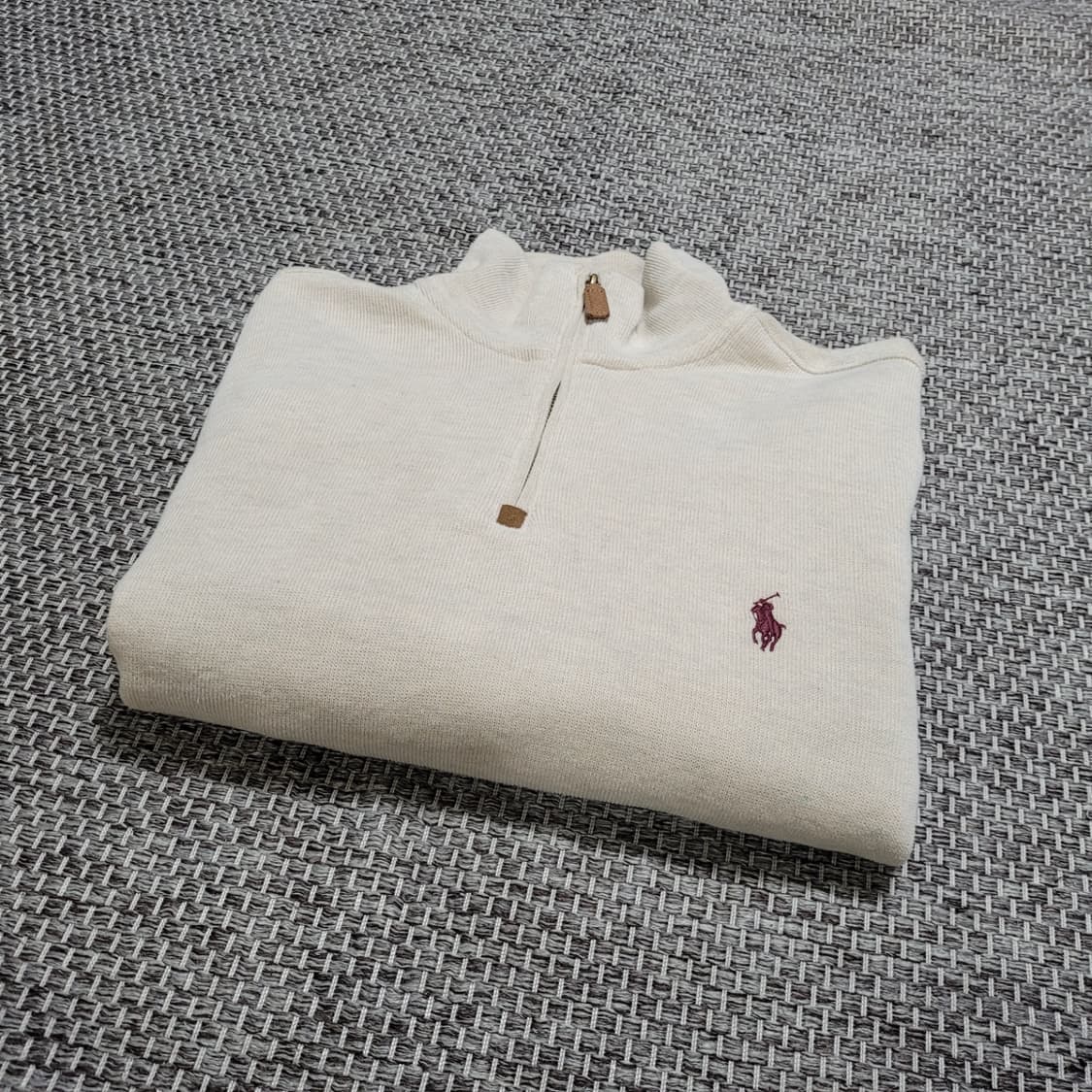 (미사용 새상품)폴로 반집업 니트 상품이미지2