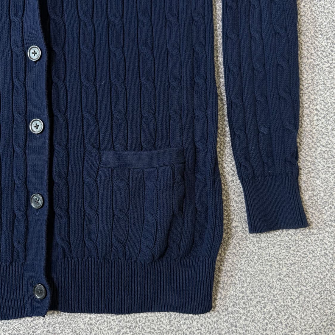 [아울렛 정품] 폴로 랄프로렌 꽈배기 니트 가디건 M 상품이미지5