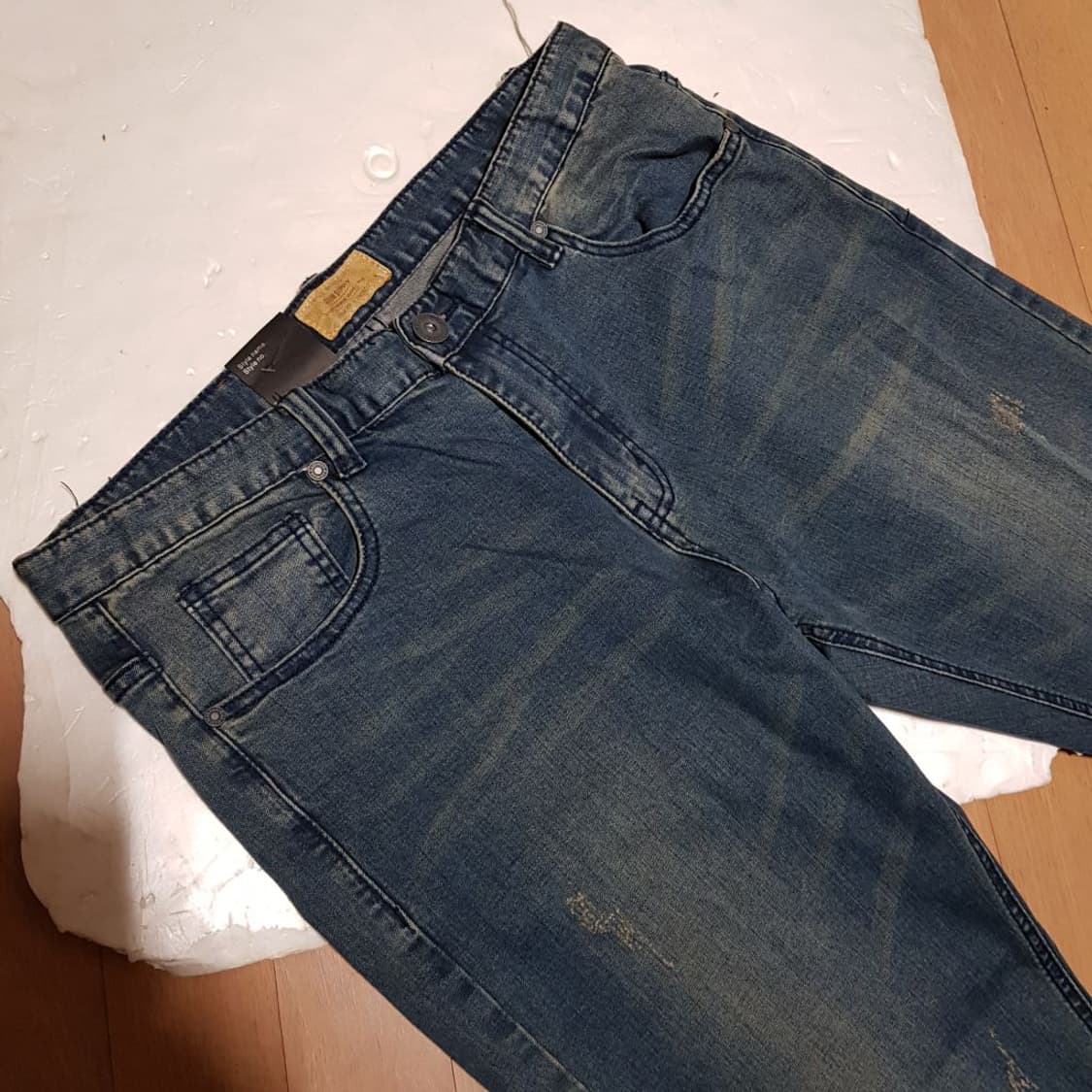 새옷/ 34인치/ 데님서플라이 / 스판 데님/와-야3  상품이미지4
