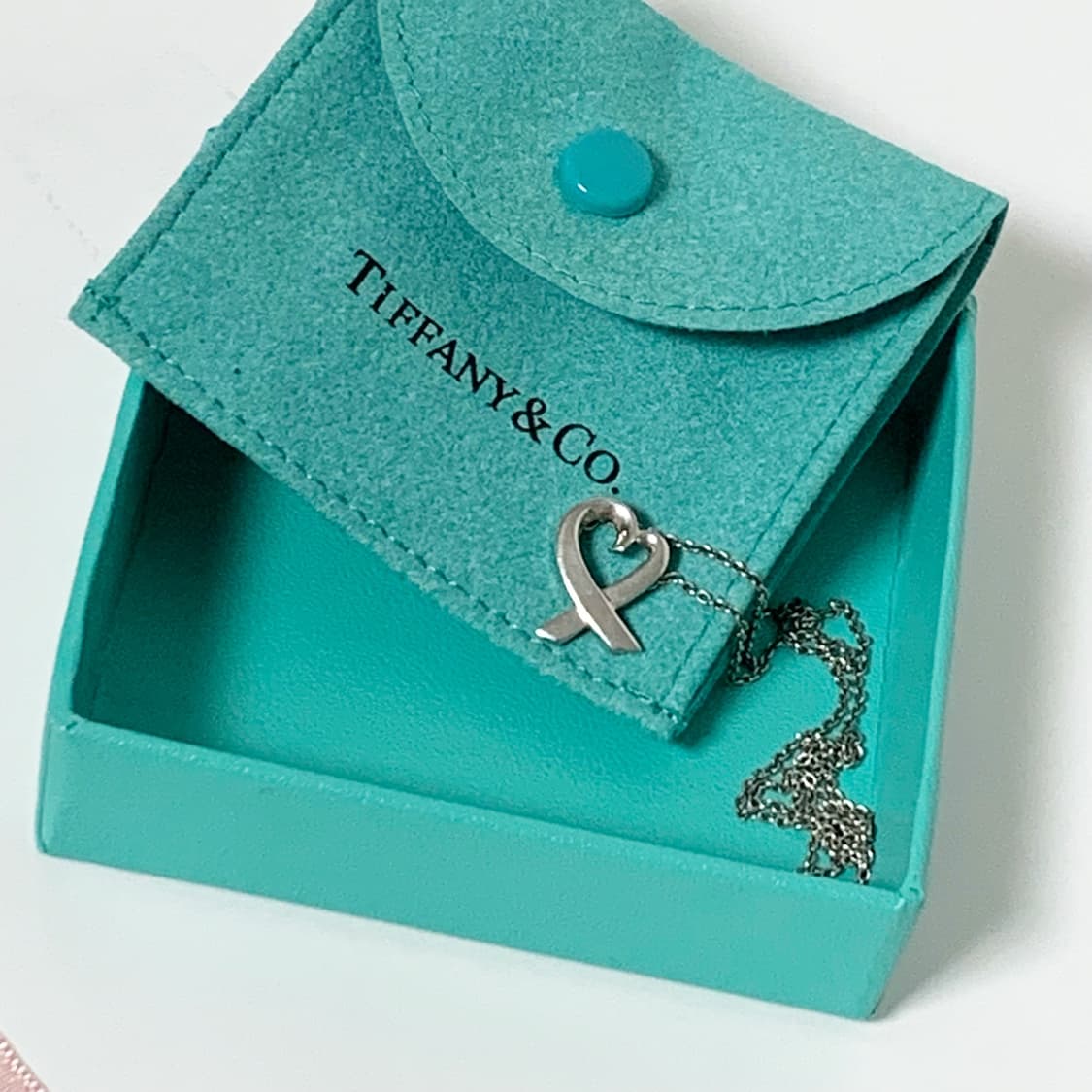 정품 티파니 러빙하트 목걸이 상품이미지3