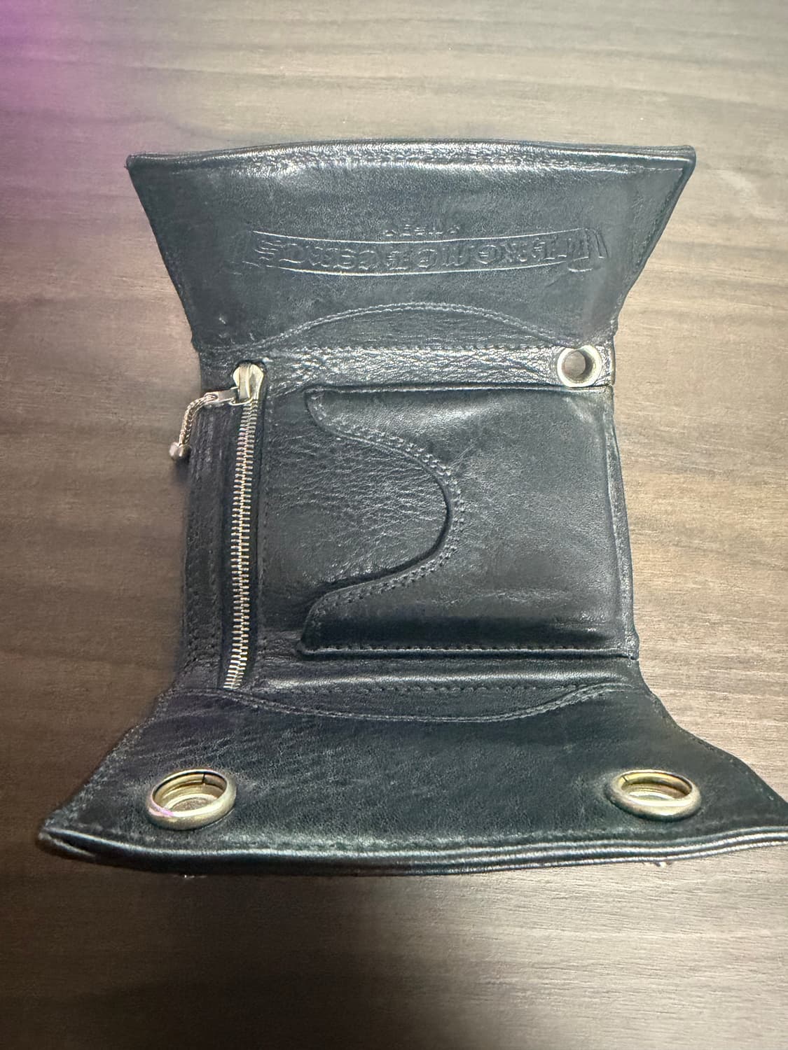 크롬하츠 3단 크로스패치 지갑 단품 상품이미지3