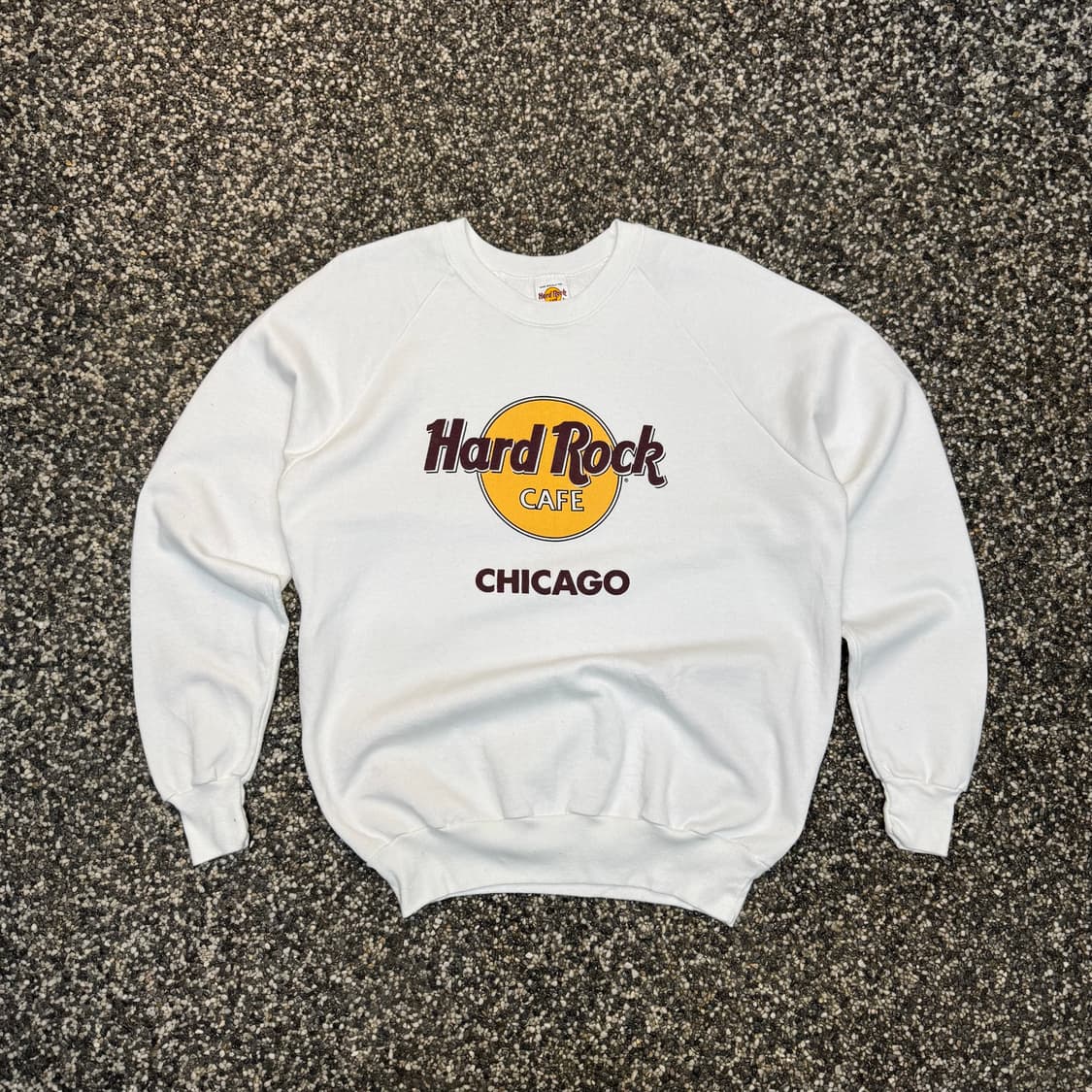 90s 하드락카페 시카고 스웻셔츠 맨투맨 made in USA (XL) 상품이미지2