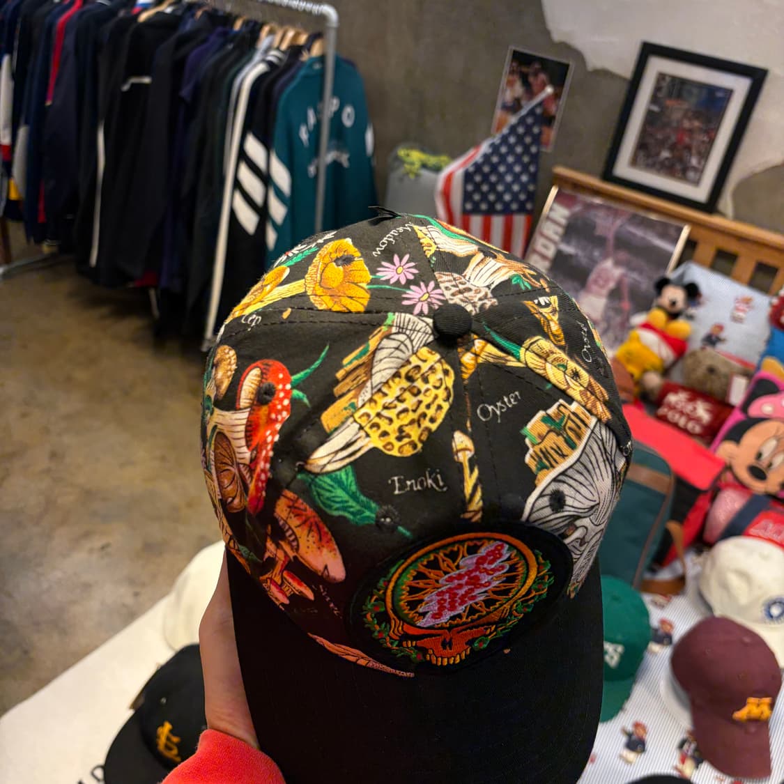 90s USA 빈티지 그레이트풀데드 트러커 볼캡 야구모자 모자 상품이미지6