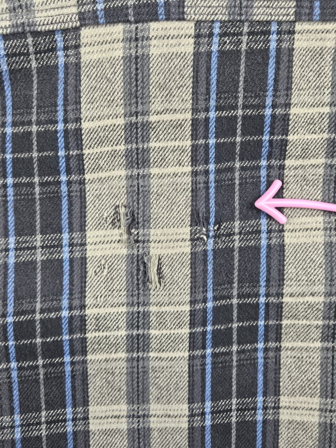 칼하트 체크 헤비 코튼 플란넬 워크 셔츠 ( 상세설명참조 )/ 10339 상품이미지9