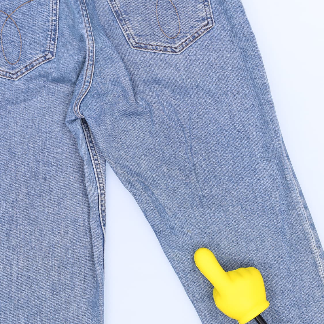 [허리둘레62] 캘빈클라인 여성 포인트 데님팬츠 1210H2 상품이미지4