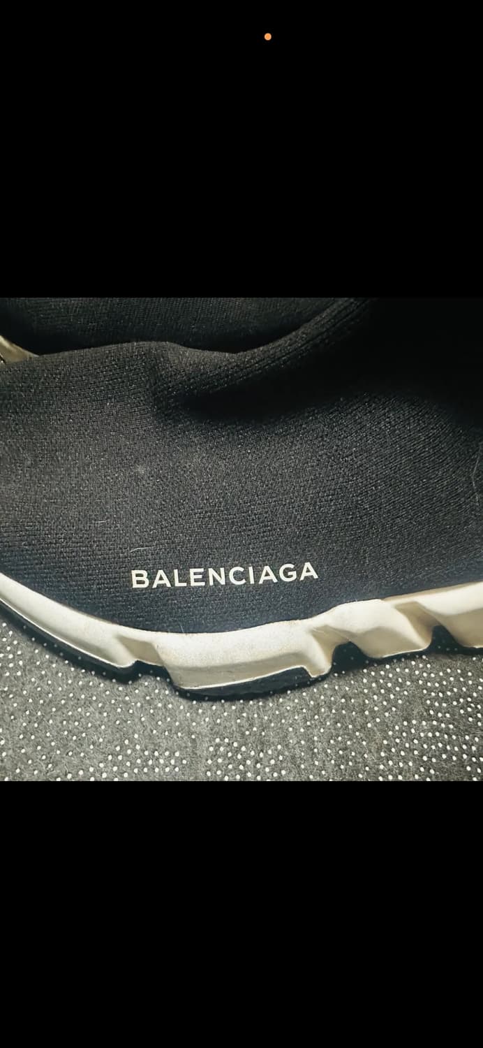 발렌시아가 스피드러너 검흰(오리지널 로고버전)EU38 245/250 상품이미지4