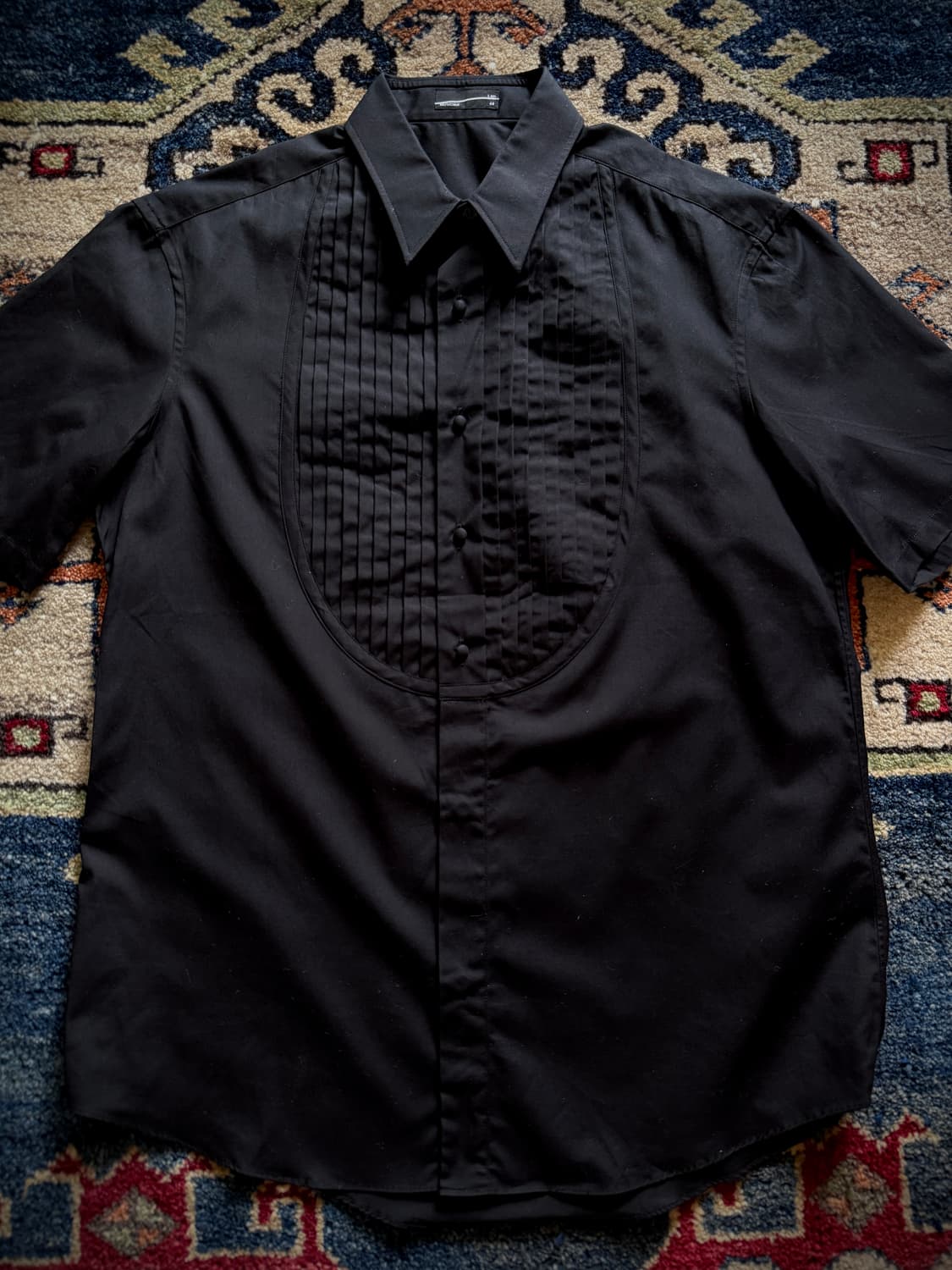 Lad Musician pleated bib shirt 상품이미지3