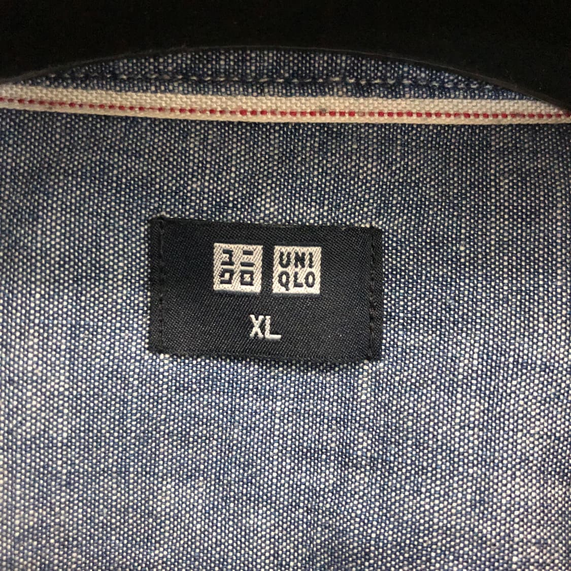 유니클로 샴브레이 셔츠 XL 상품이미지5