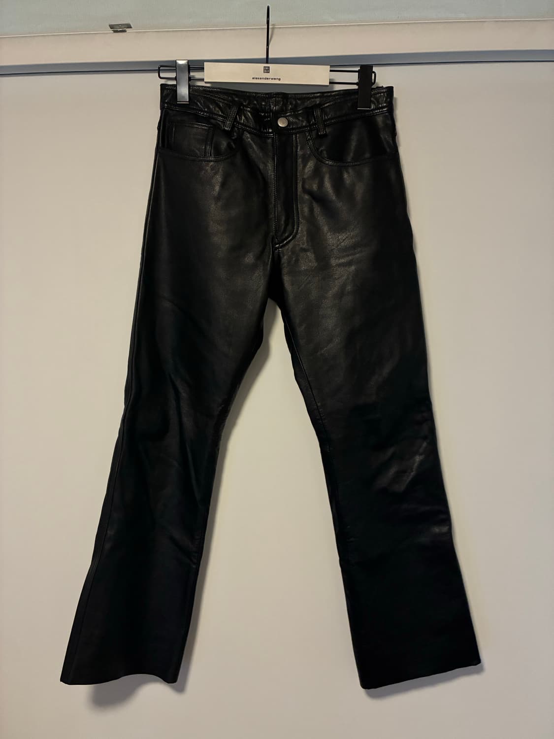 빈티지 레더 팬츠 상품이미지1