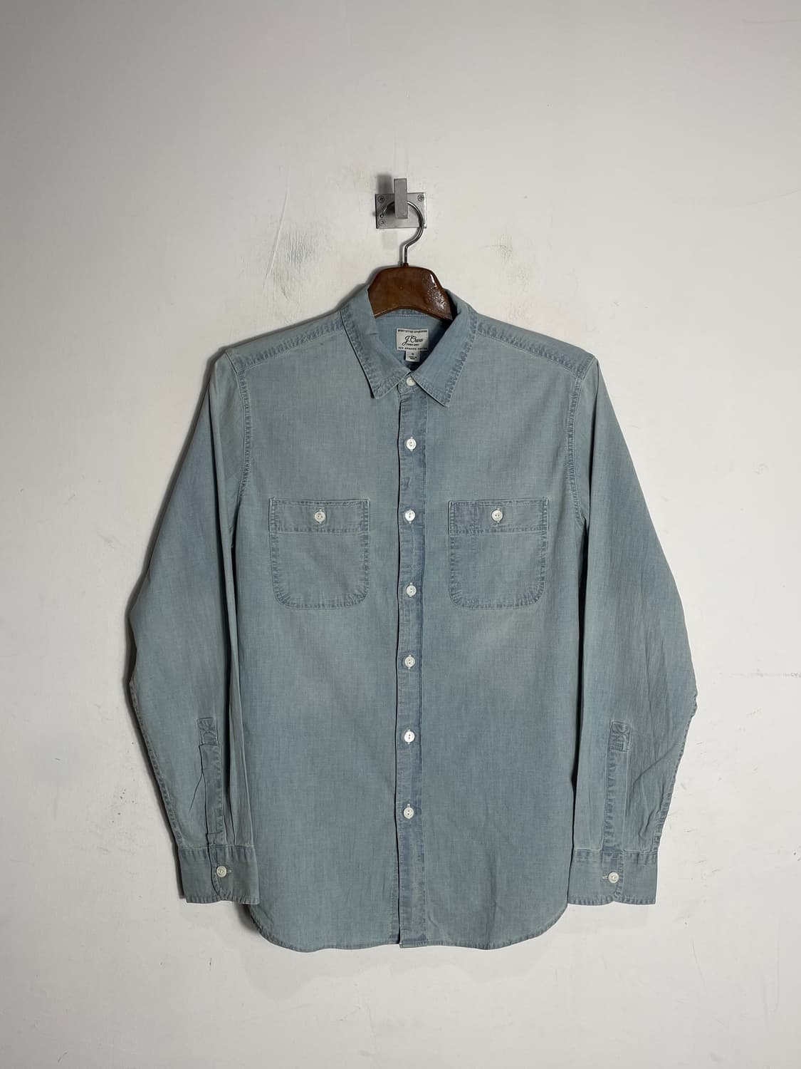 J. Crew 에브리 스티치 컨시더드 라인 연청 데님 셔츠 상품이미지1