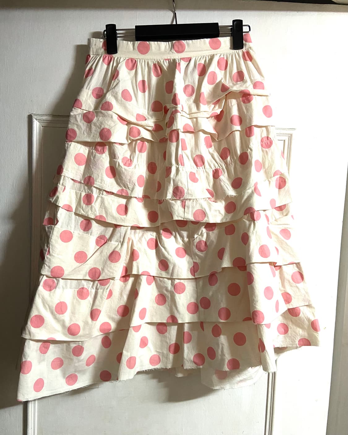꼼데가르송 트리콧 핑크 도트 프릴 캉캉 스커트 상품이미지4