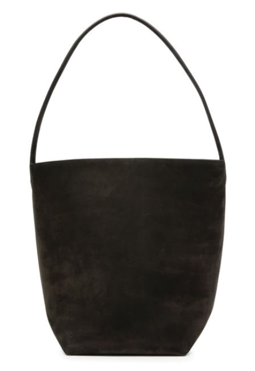 더로우 파크백 M 스웨이드 블랙 안감 베이지 상품이미지1