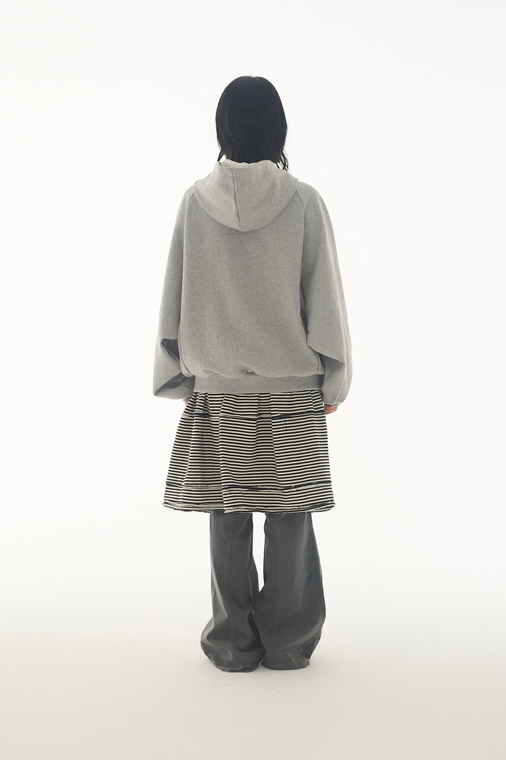 ExpiredGirl double buttoned hoodie jacke 상품이미지3