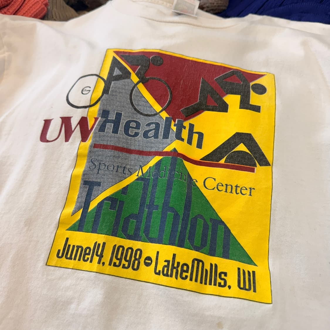 1998 철인 3종 경기 USA 싱글스티치 스포츠 상품이미지2