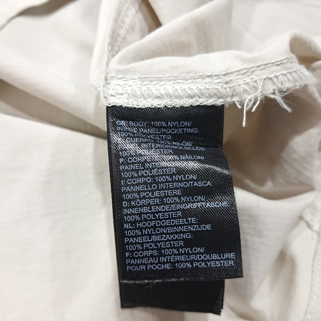 CL649 M 노스페이스 립스탑 벤틸레이션 베이지 셔츠 남방 상품이미지8