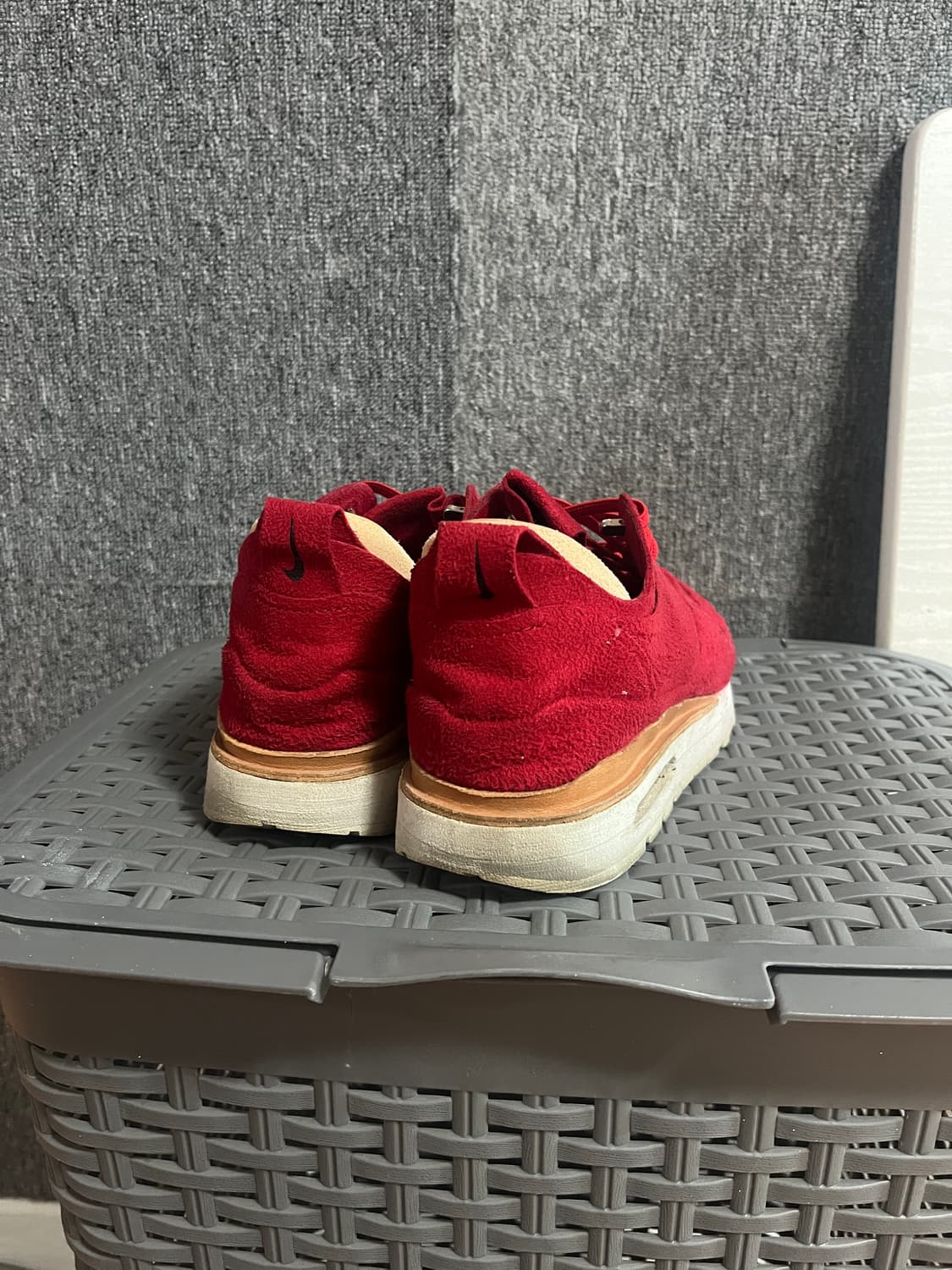 나이키 LAB 맥스1 스웨이드 250 레드 상품이미지2