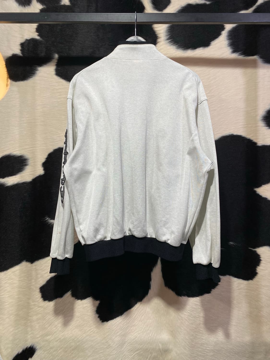 Champion 로고 레터링 디테일 배색 집업 상품이미지6