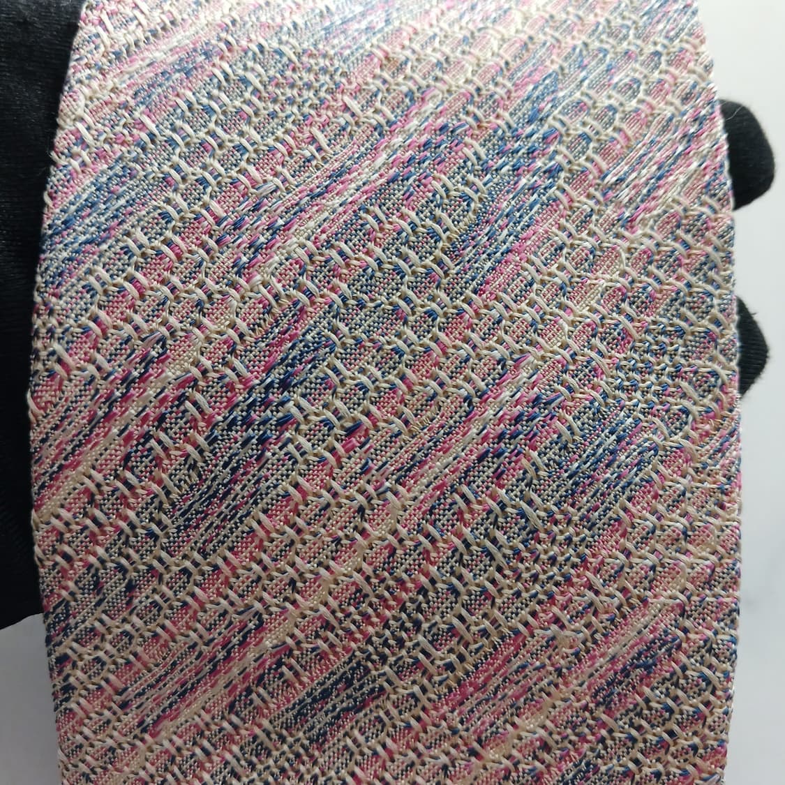 미쏘니 실크 멀티컬러 직조 패턴 넥타이 9.5cm B등급 A18730
 상품이미지6