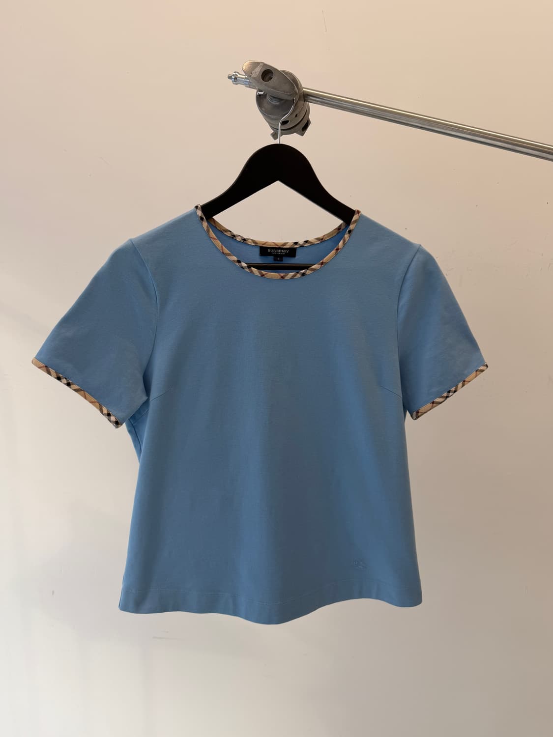 Burberry 버버리 노바체크 넥라인 반팔티셔츠 4 상품이미지2