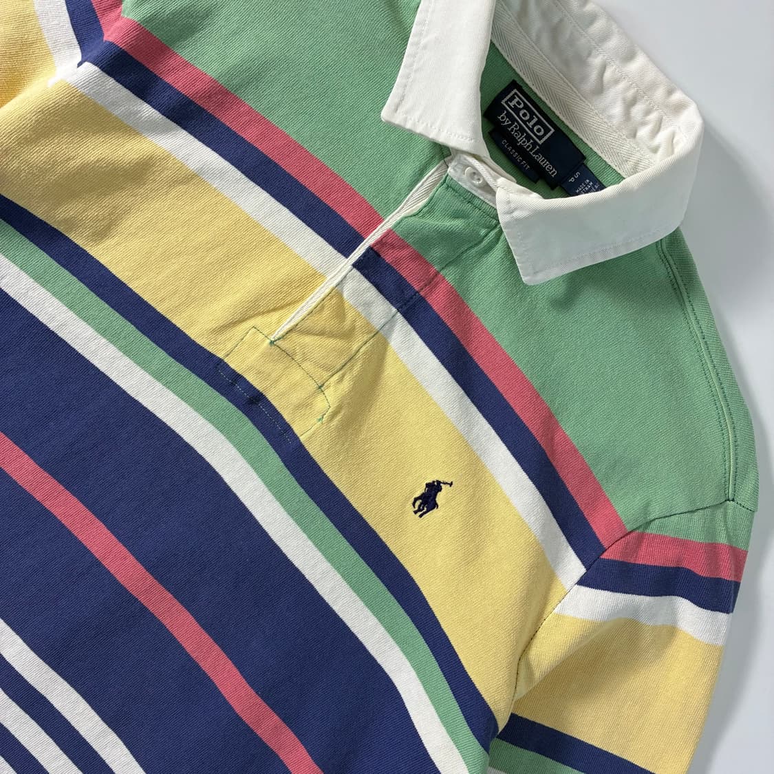 Polo 폴로 랄프로렌 에스닉 스트라이프 럭비 셔츠 상품이미지3