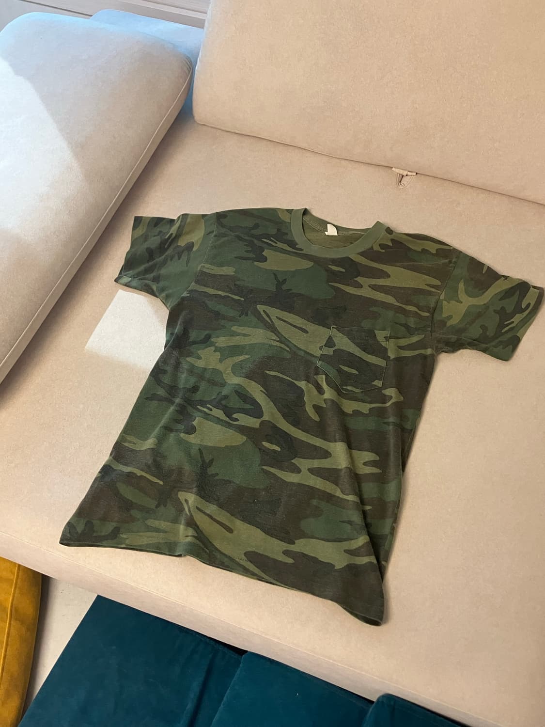 80s woodland camo pocket tee (USA) 상품이미지1