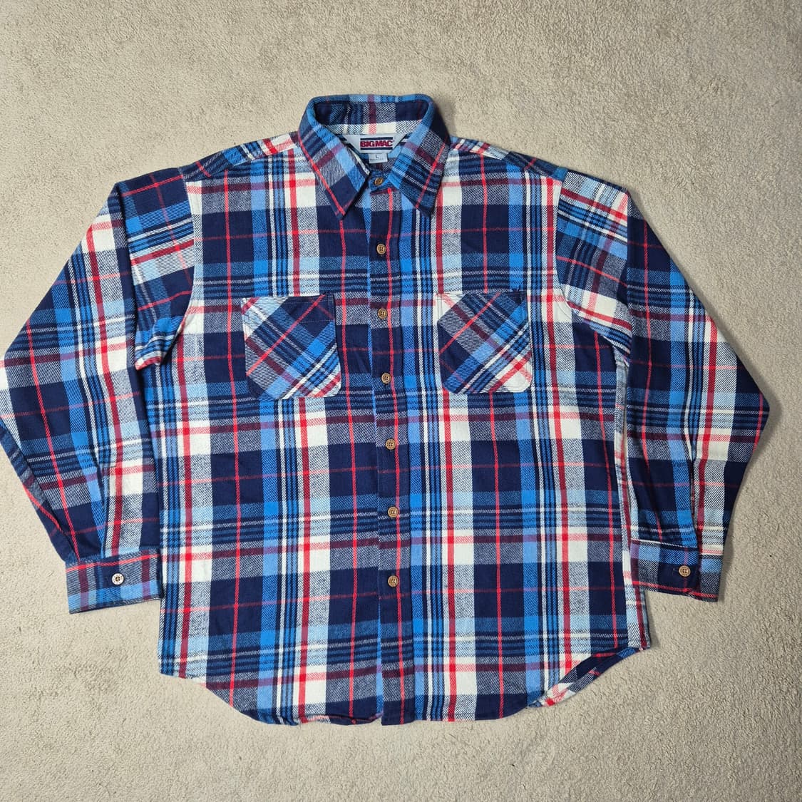 90s 빅맥 플란넬 셔츠
 상품이미지1