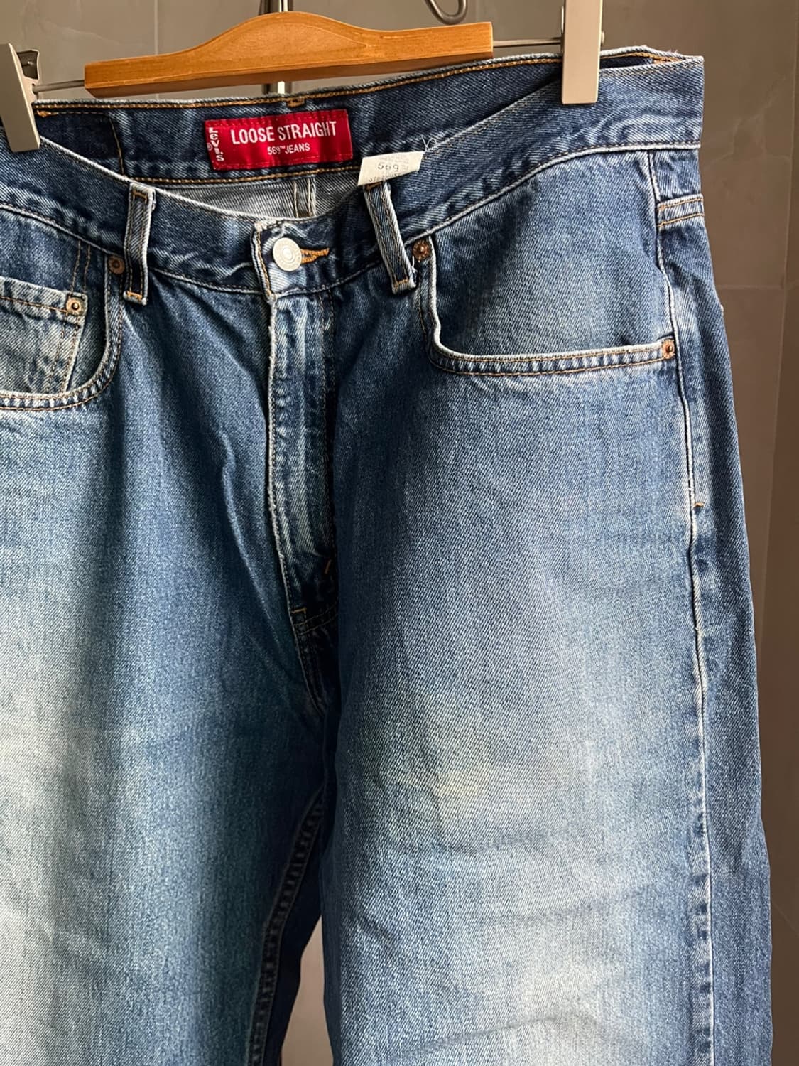 Vintage Levis 569 red font (34x34) 상품이미지2