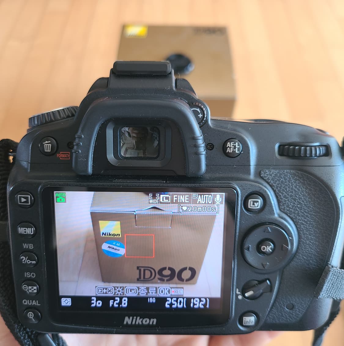 니콘 D90 DSLR 카메라 바디 상품이미지5