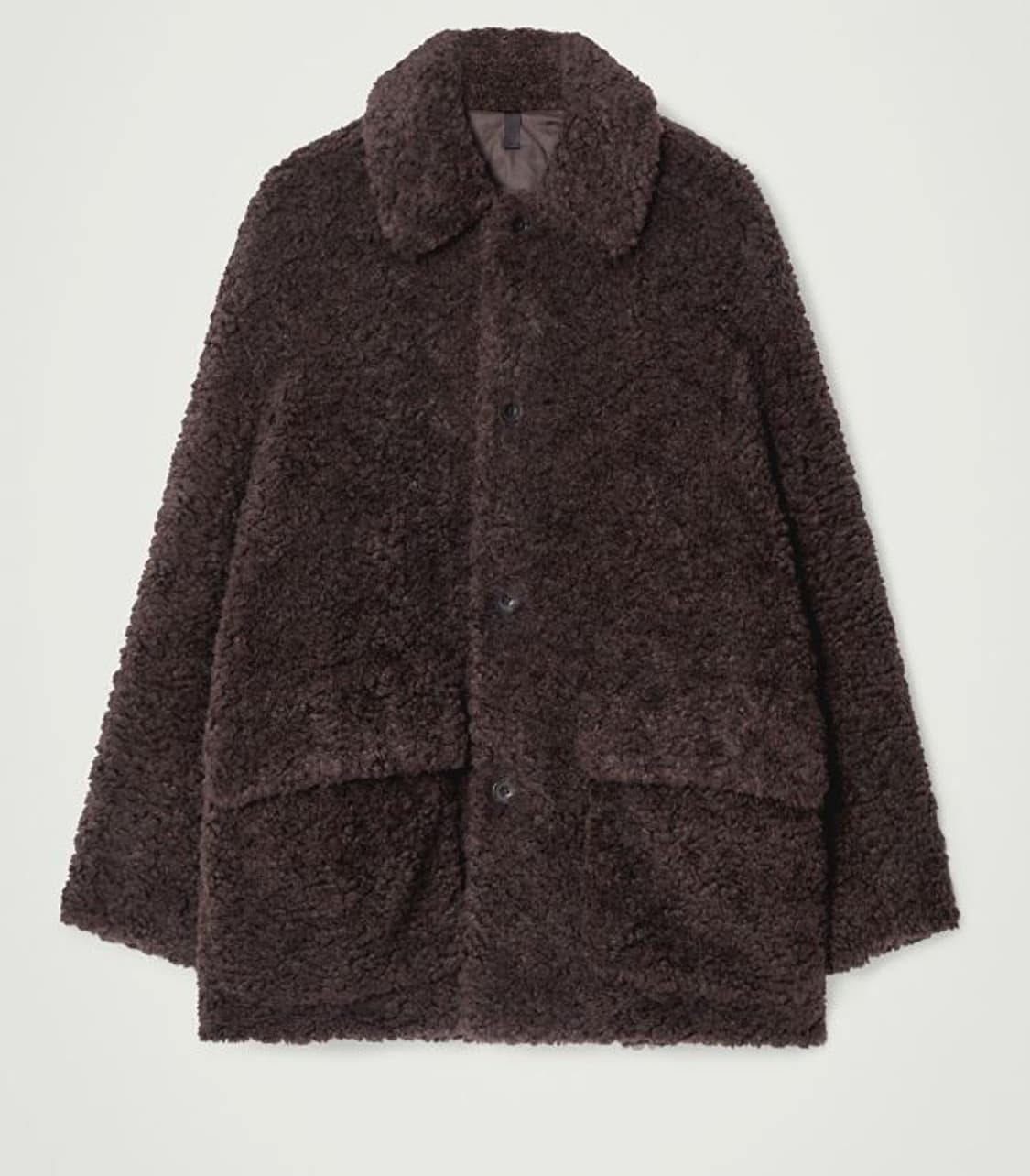 COS 패디드 테디 자켓 상품이미지1