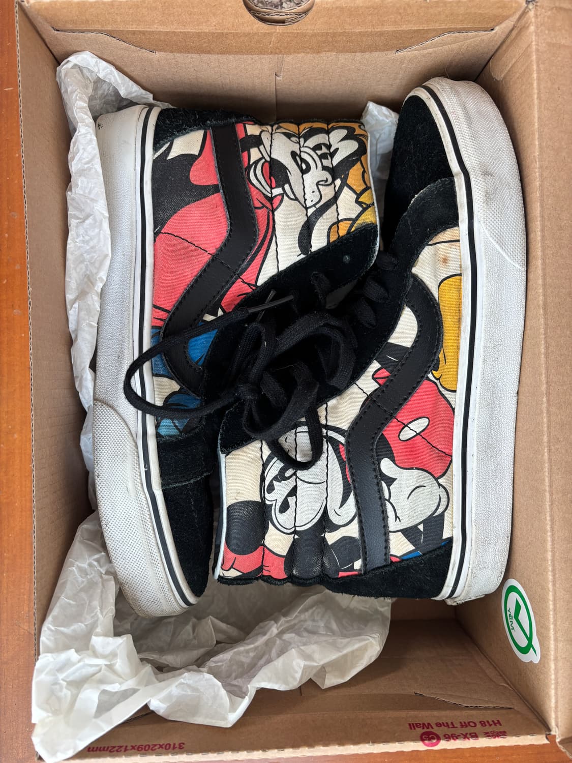 Vans x Disney 하이탑 운동화 상품이미지4