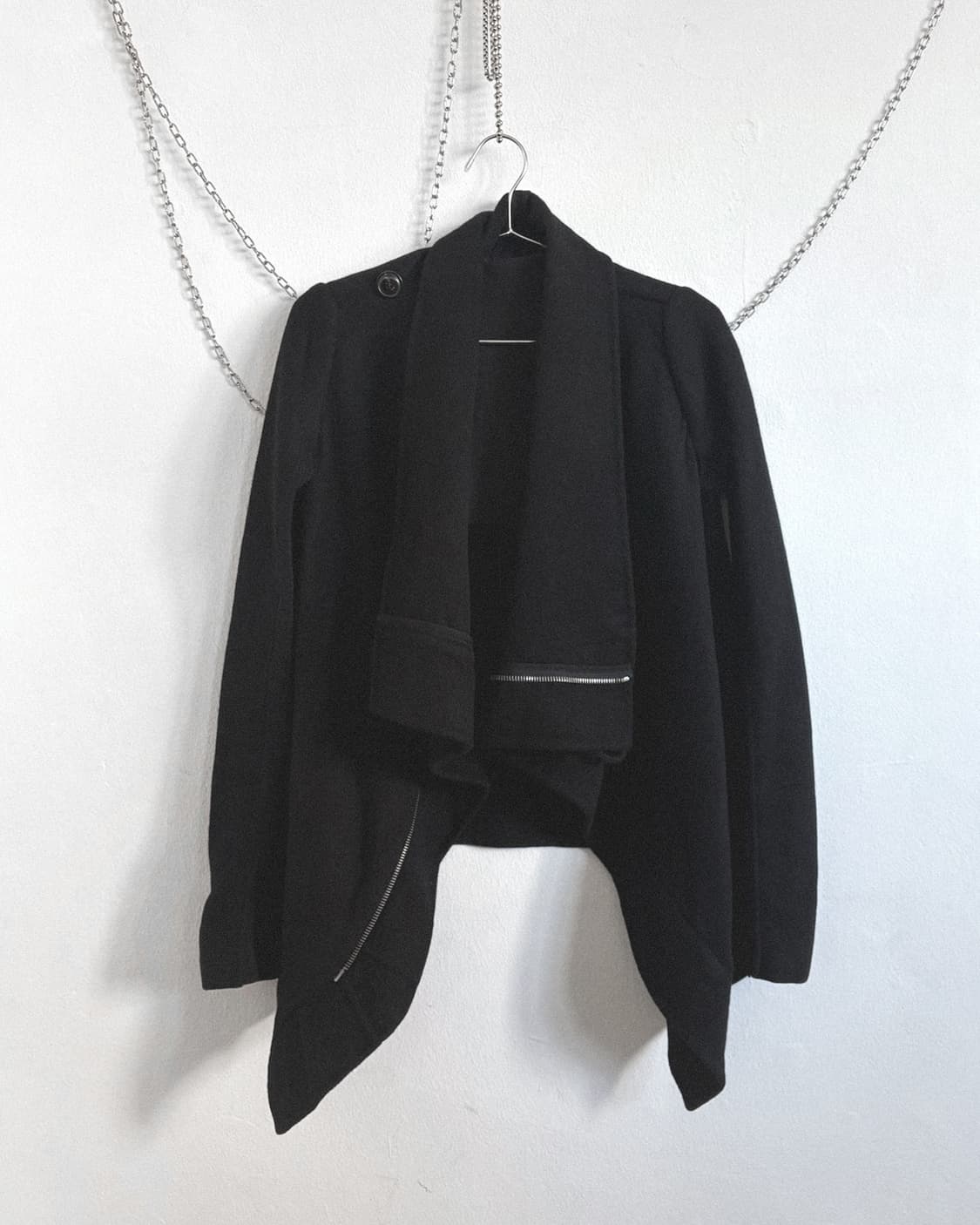 rare* 릭오웬스 파리 익스클루시브 캐시미어 하이넥 드레이프 코트 상품이미지5