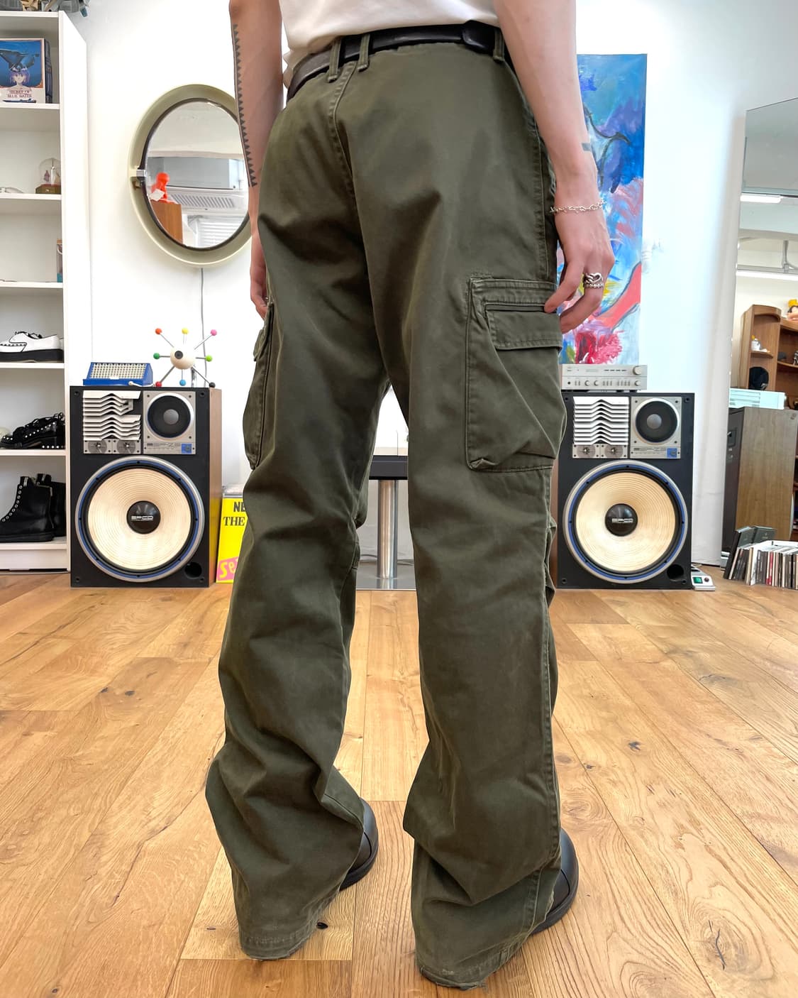 [M] wjk 플레어 카고 팬츠 상품이미지3