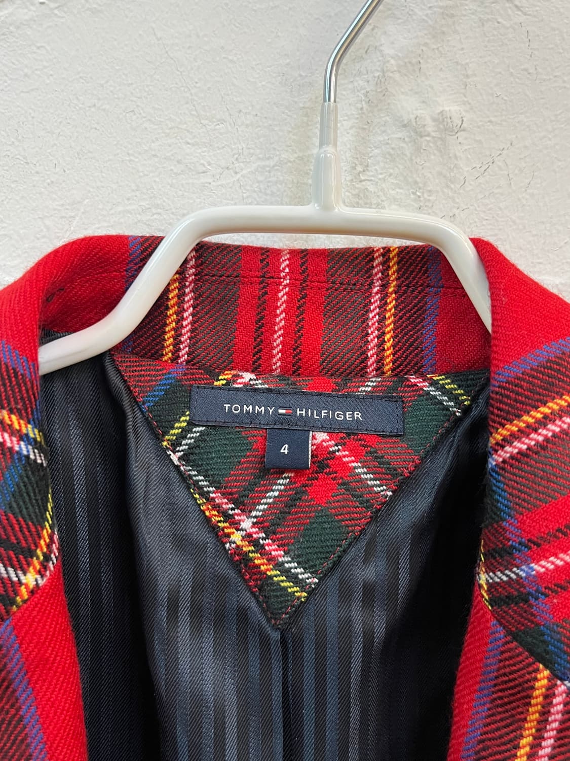 Tommy Hilfiger 체크패턴 울 블레이저 4 상품이미지4