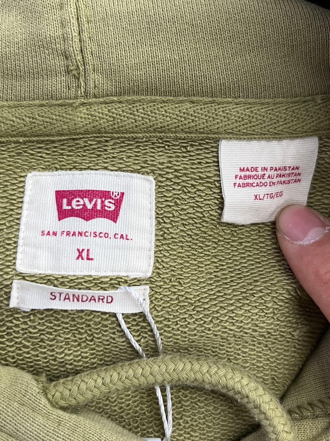 LEVI'S 로고 프린팅 후드 티셔츠 상품이미지9