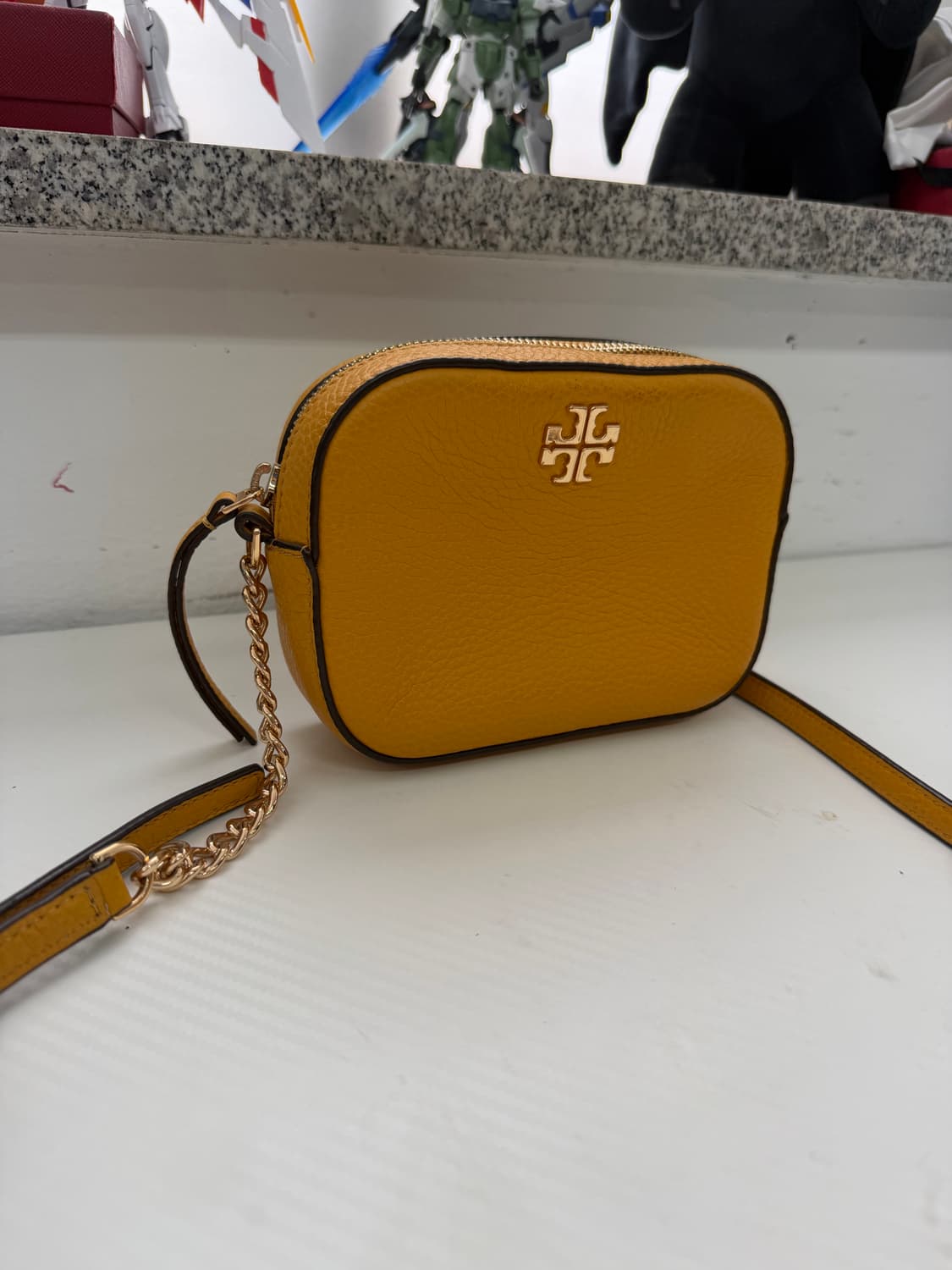 정품) 토리버치 옐로우 미니 크로스백 체인백  상품이미지2