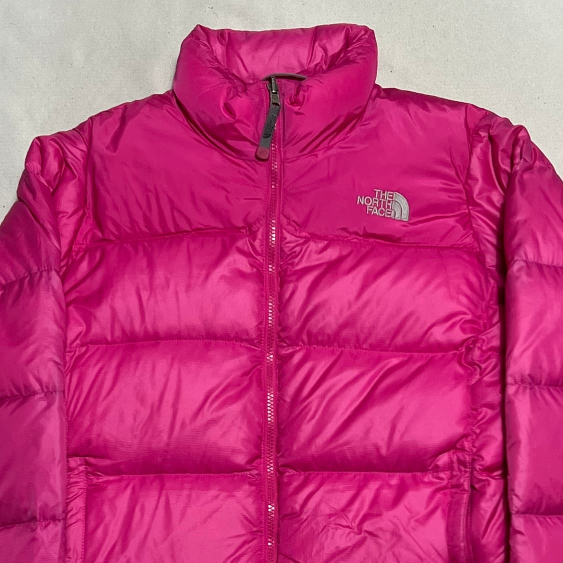 85 노스페이스 여성용 구스다운 핑크 패딩 상품이미지1