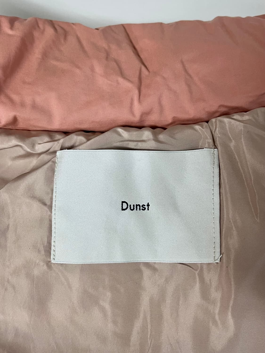 XS) 던스트 구스다운 숏 패딩 점퍼 피치핑크 상품이미지5